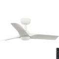 FARO 33824-1TW - LED-dimbare plafondventilator HEY S LED/10W/230V 2700/3000/4000K wit Ø 90 cm + afstandsbediening