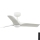 FARO 33824-1TW - LED-dimbare plafondventilator HEY S LED/10W/230V 2700/3000/4000K wit Ø 90 cm + afstandsbediening