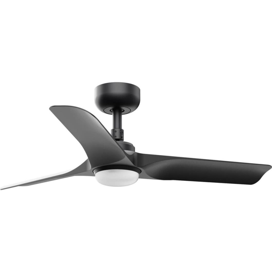 FARO 33825WT-1TW - LED dimbare plafondventilator HEY S LED/10W/230V 2700/4000/6000K zwart diameter 90 cm Wi-Fi Tuya + afstandsbediening