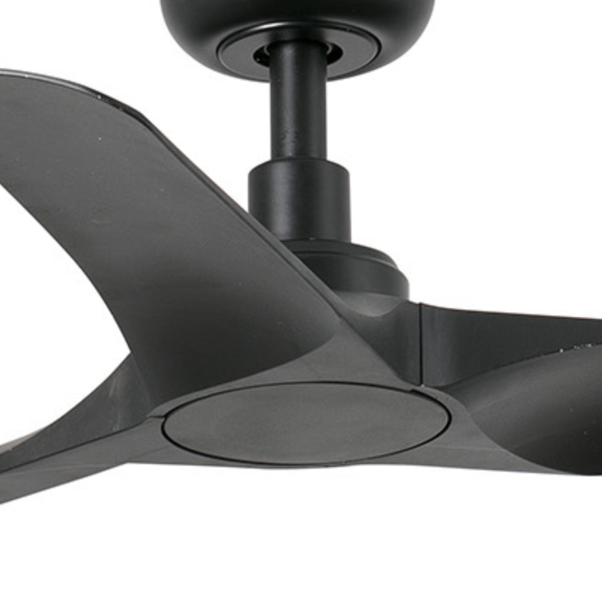 FARO 33825WT - Plafondventilator HEY S zwart diameter 90 cm Wi-Fi Tuya + afstandsbediening