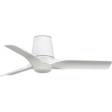 FARO 33826-1TW - LED-dimbare plafondventilator HEY TUB S LED/10W/230V 2700/3000/4000K wit Ø 90 cm + afstandsbediening
