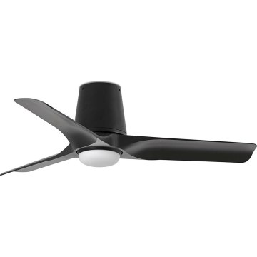FARO 33827-1TW - LED dimbare plafondventilator HEY TUB S LED/10W/230V 2700/4000/6000K zwart diameter 90 cm + afstandsbediening