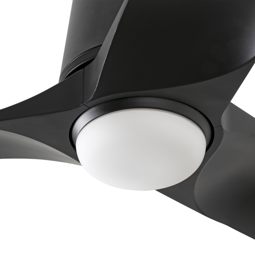 FARO 33827-1TW - LED dimbare plafondventilator HEY TUB S LED/10W/230V 2700/4000/6000K zwart diameter 90 cm + afstandsbediening