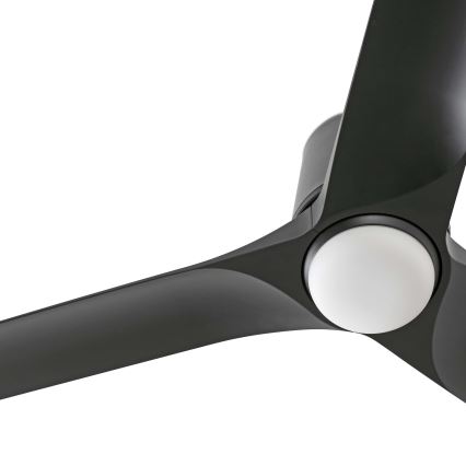 FARO 33827-1TW - LED dimbare plafondventilator HEY TUB S LED/10W/230V 2700/4000/6000K zwart diameter 90 cm + afstandsbediening