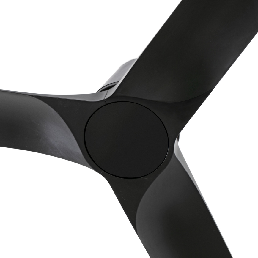 FARO 33827WT - Plafondventilator HEY TUB S zwart diameter 90 cm Wi-Fi Tuya + afstandsbediening