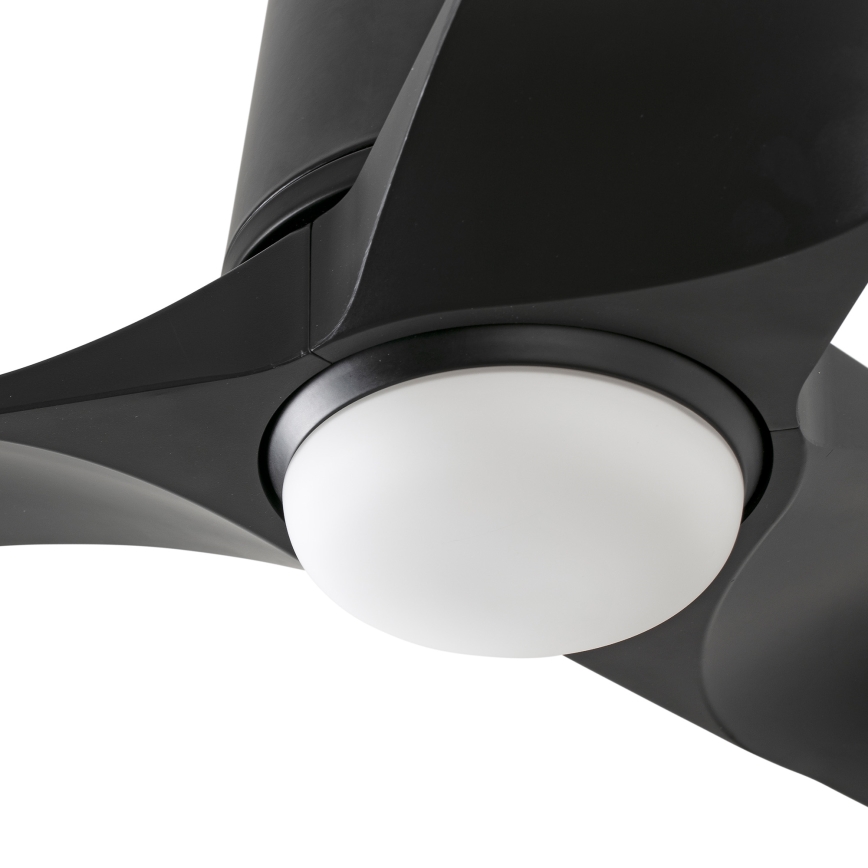 FARO 33827WT1S - LED dimbare plafondventilator HEY TUB S LED/10W/230V 2700/3000/4000K Ø 90 cm zwart Wi-Fi Tuya + afstandsbediening