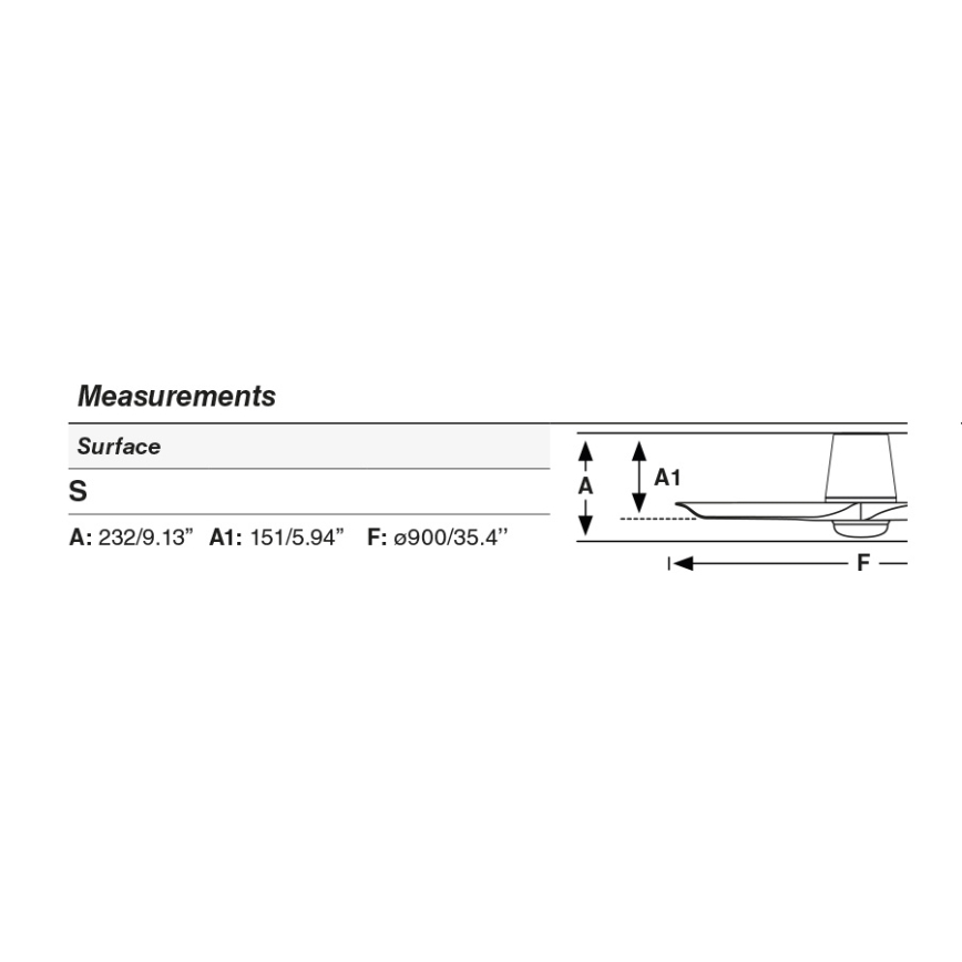 FARO 33827WT1S - LED dimbare plafondventilator HEY TUB S LED/10W/230V 2700/3000/4000K Ø 90 cm zwart Wi-Fi Tuya + afstandsbediening