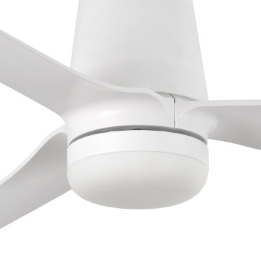 FARO 33828-1TW - LED dimbare plafondventilator PUNT TUB M LED/18W/230V 3000/4200/6500K diameter 130 cm wit + afstandsbediening