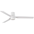 FARO 33828WT1S - LED-dimbare plafondventilator PUNT TUB M LED/18W/230V 2700/3000/4000K Ø 132 cm wit Wi-Fi Tuya + afstandsbediening