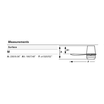 FARO 33828WT1S - LED-dimbare plafondventilator PUNT TUB M LED/18W/230V 2700/3000/4000K Ø 132 cm wit Wi-Fi Tuya + afstandsbediening