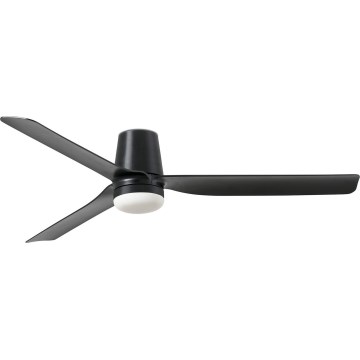FARO 33830WT-1TW - LED dimbare plafondventilator PUNT TUB M LED/18W/230V 3000/4200/6500K zwart diameter 132 cm Wi-Fi Tuya + afstandsbediening