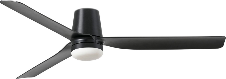FARO 33830WT-1TW - LED dimbare plafondventilator PUNT TUB M LED/18W/230V 3000/4200/6500K zwart diameter 132 cm Wi-Fi Tuya + afstandsbediening