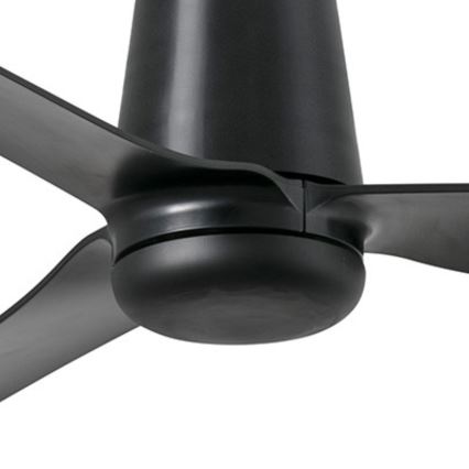 FARO 33830WT - Plafondventilator PUNT TUB M zwart diameter 132 cm Wi-Fi Tuya + afstandsbediening