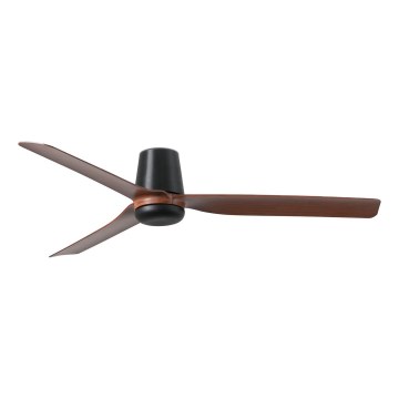 FARO 33831 - Plafondventilator PUNT TUB M bruin/zwart diameter 130 cm + afstandsbediening