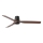 FARO 33831 - Plafondventilator PUNT TUB M bruin/zwart diameter 130 cm + afstandsbediening