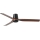 FARO 33831WT - Plafondventilator PUNT TUB M bruin/zwart diameter 132 cm Wi-Fi Tuya + afstandsbediening