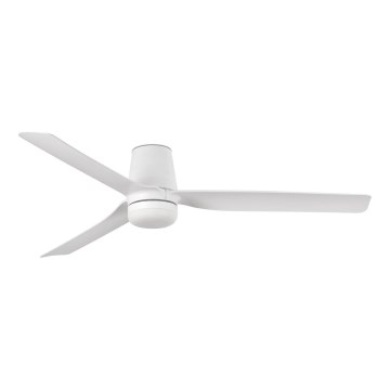 FARO 33832-1TW - LED dimbare plafondventilator MINI PUNT TUB S LED/10W/230V 2700/4000/6000K diameter 90 cm wit + afstandsbediening
