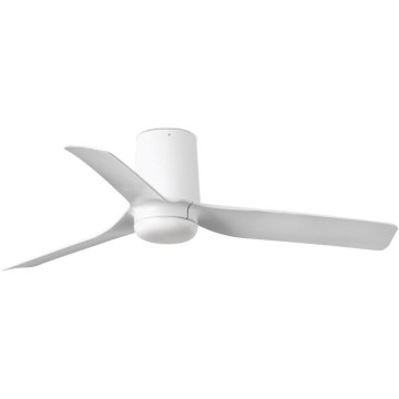 FARO 33832 - Plafondventilator MINI PUNT TUB S wit diameter 90 cm + afstandsbediening