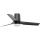 FARO 33834-1TW - LED dimbare plafondventilator MINI PUNT TUB S LED/10W/230V 2700/4000/6000K diameter 90 cm zwart + afstandsbediening