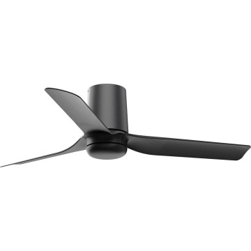 FARO 33834-Plafondventilator MINI PUNT TUB S zwart diameter 90 cm + afstandsbediening