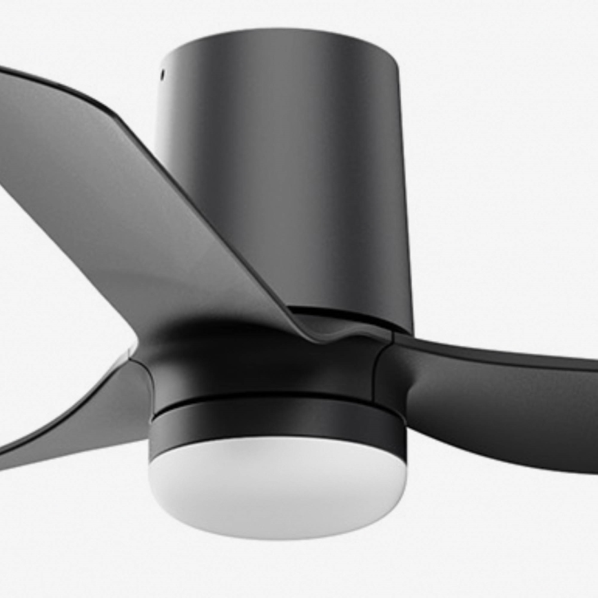 FARO 33834WT-1TW - LED dimbare plafondventilator MINI PUNT TUB S LED/10W/230V 2700/4000/6000K zwart diameter 90 cm Wi-Fi Tuya + afstandsbediening