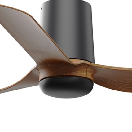 FARO 33835 - Plafondventilator MINI PUNT TUB S bruin/zwart diameter 90 cm + afstandsbediening