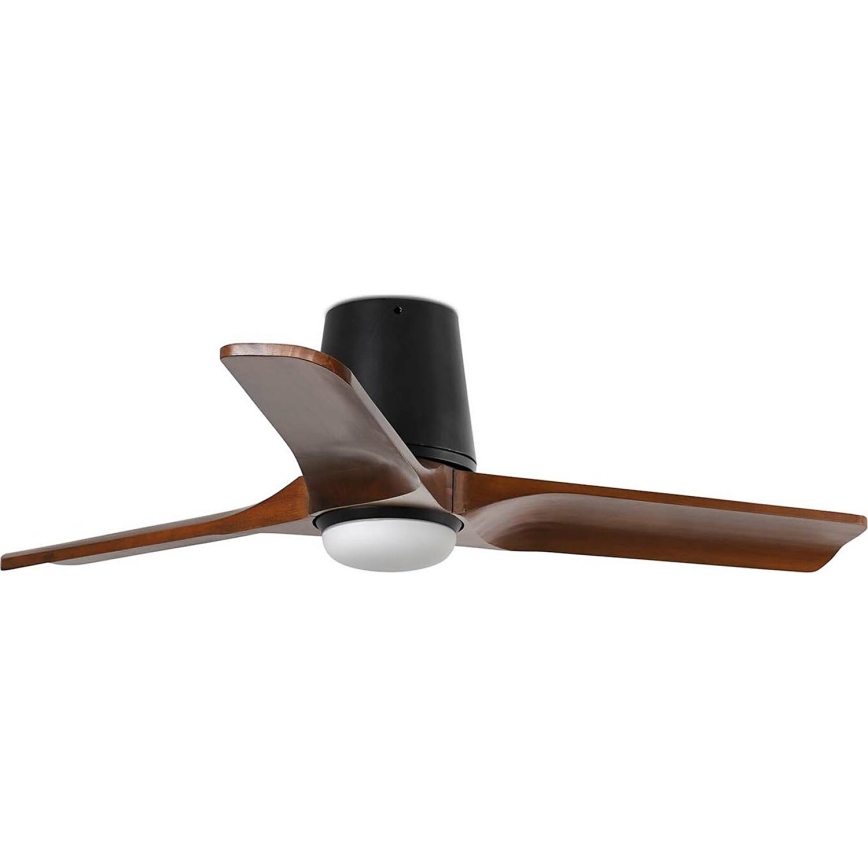 FARO 33837WT-1TW - LED dimbare plafondventilator HEYWOOD TUB S LED/10W/230V 2700/4000/6000K grenen/wit diameter 90 cm Wi-Fi Tuya + afstandsbediening