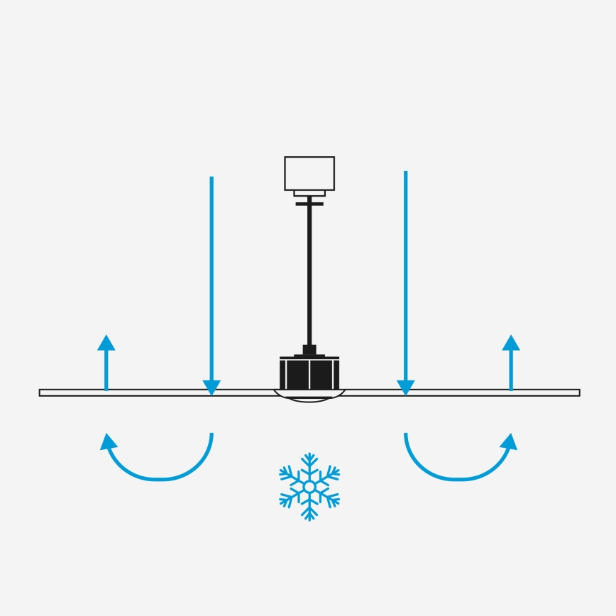 FARO 33838WT-1TW - LED-dimbare plafondventilator HEYWOOD TUB L LED/10W/230V 2700/3000/4000K dennenhout/wit Ø 132 cm Wi-Fi Tuya + afstandsbediening