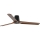 FARO 33839WT - Plafondventilator HEYWOOD TUB L grenen/zwart diameter 132 cm Wi-Fi Tuya + afstandsbediening