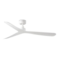 FARO 34194WT - Plafondventilator ROCKER M Ø 132 cm wit, Wi‑Fi (Tuya) + afstandsbediening