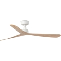 FARO 34195 - Plafondventilator ROCKER M Ø 132 cm beige/wit met afstandsbediening