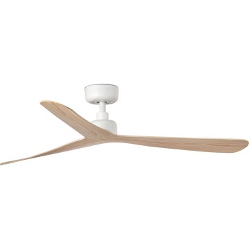 FARO 34195 - Plafondventilator ROCKER M Ø 132 cm beige/wit met afstandsbediening