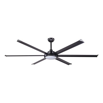 FARO 34203-130 - LED-plafondventilator ROTTERDAM XL LED/32W/230V zwart diameter 200 cm + afstandsbediening