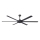 FARO 34203 - Plafondventilator ROTTERDAM XL zwart diameter 200 cm + afstandsbediening