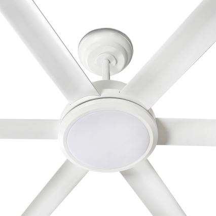 FARO 34206-130 - LED dimbare plafondventilator ROTTERDAM XXL LED/32W/230V wit diameter 250 cm + afstandsbediening