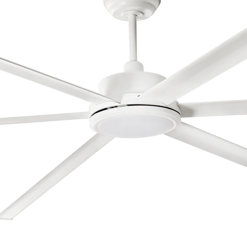 FARO 34206-130 - LED dimbare plafondventilator ROTTERDAM XXL LED/32W/230V wit diameter 250 cm + afstandsbediening