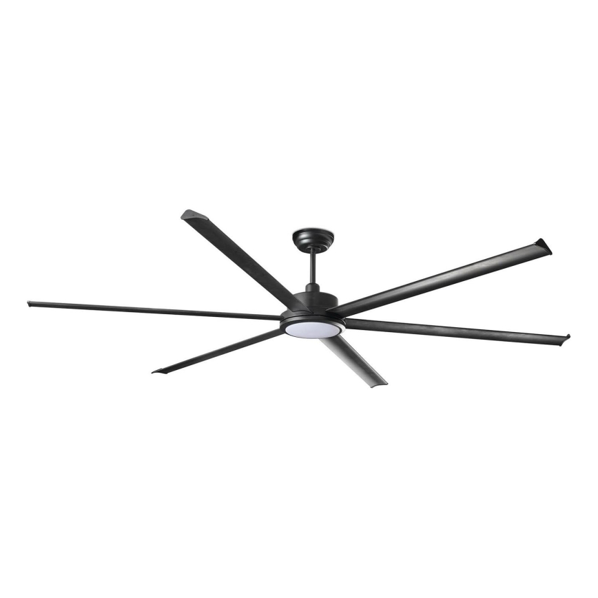 FARO 34207-130 - LED dimbare plafondventilator ROTTERDAM XXL LED/32W/230V zwart diameter 250 cm + afstandsbediening