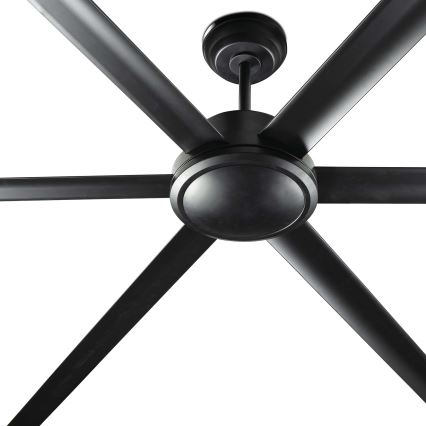 FARO 34207 - Plafondventilator ROTTERDAM XXL zwart diameter 250 cm + afstandsbediening