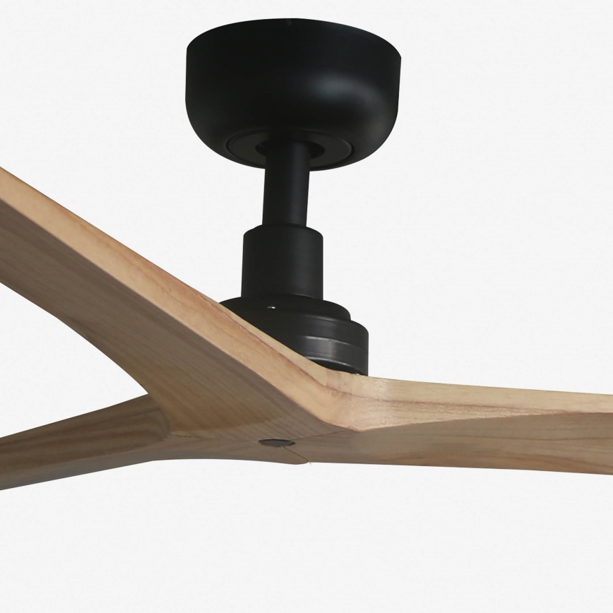 FARO 34283 - Plafondventilator KLIM M bruin/zwart diameter 125 cm + afstandsbediening
