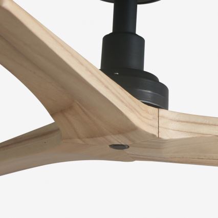 FARO 34284 - Plafondventilator KLIM S bruin/zwart diameter 92,5 cm + afstandsbediening