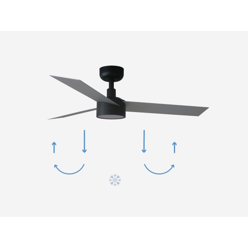 FARO 34285-1TW - LED dimbare plafondventilator CRUISER S LED/18W/230V 2700/4000/6500K diameter 106 cm + afstandsbediening
