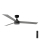 FARO 34286-1TW - Dimbare LED-plafondventilator CRUISER L LED/18W/230V 2700/3000/4000K Ø 132 cm zwart/grijs + afstandsbediening