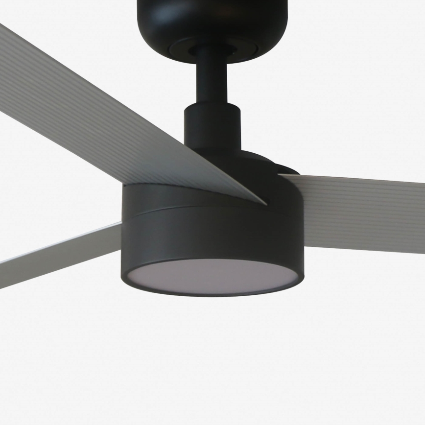 FARO 34286-1TW - Dimbare LED-plafondventilator CRUISER L LED/18W/230V 2700/3000/4000K Ø 132 cm zwart/grijs + afstandsbediening