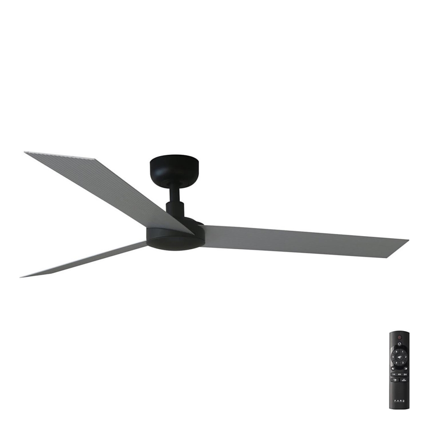 FARO 34286 - Plafondventilator CRUISER L zwart diameter 132 cm + afstandsbediening