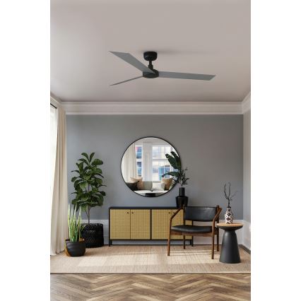 FARO 34286 - Plafondventilator CRUISER L zwart diameter 132 cm + afstandsbediening
