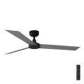FARO 34286 - Plafondventilator CRUISER L zwart pr. 132 cm + afstandsbediening