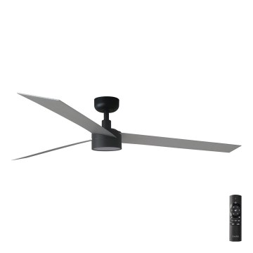 FARO 34287-1TW - LED dimbare plafondventilator CRUISER XL LED/18W/230V 2700/4000/6500K diameter 160 cm zwart/grijs + afstandsbediening