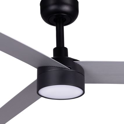 FARO 342871S - LED dimbare plafondventilator CRUISER XL LED/18W/230V 2700/3000/4000K Ø 160 cm grijs/zwart + met afstandsbediening