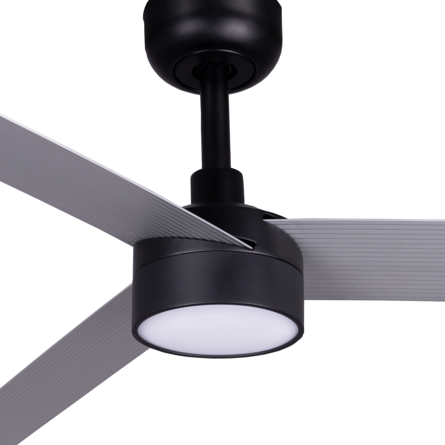 FARO 342871S - LED dimbare plafondventilator CRUISER XL LED/18W/230V 2700/3000/4000K Ø 160 cm grijs/zwart + met afstandsbediening