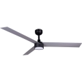 FARO 34287WT1S - LED-dimbare plafondventilator CRUISER XL LED/18W/230V 2700/3000/4000K Ø 160 cm grijs/zwart Wi-Fi Tuya + afstandsbediening